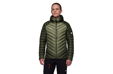 Image of Mammut Broad Peak IN Hooded Jacket - Mens, Marsh/Dark Marsh, Medium, 1013-02961-40300-114