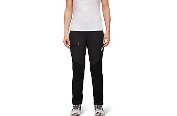 Image of Mammut Courmayeur SO Pants - Womens, Black, US 2 Regular, 1021-00660-0001-32