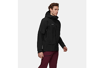 Image of Mammut Crater Pro HS Hooded Jacket - Mens, Black, Large, 1010-31680-0001-115