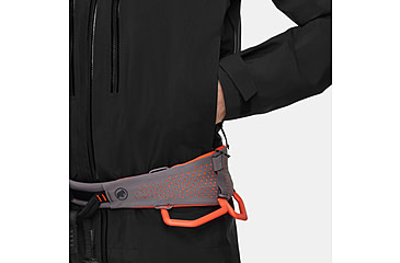 Image of Mammut Crater Pro HS Hooded Jacket - Mens, Black, Large, 1010-31680-0001-115