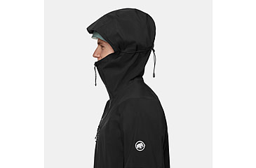 Image of Mammut Crater Pro HS Hooded Jacket - Mens, Black, Large, 1010-31680-0001-115