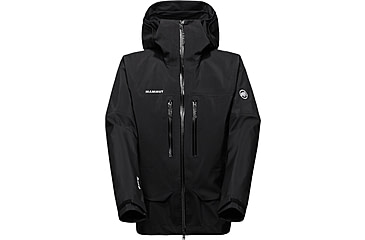 Image of Mammut Crater Pro HS Hooded Jacket - Mens, Black, Large, 1010-31680-0001-115