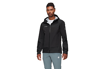 Image of Mammut Ducan Guide HS Hooded Jacket - Mens, Black, 3XL, 1010-31380-0001-118