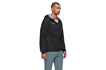 Image of Mammut Ducan Light HS Hooded Jacket - Mens, Black, S, 1010-31470-0001-113