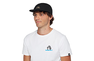 Image of Mammut Five Panel Cotton Cap, Black, L-XL, 1191-01820-0001-5