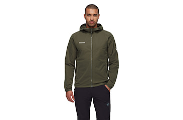 Image of Mammut GRANITE SO Hooded Jacket - Mens, Dark Marsh, S, 1011-02471-40284-113