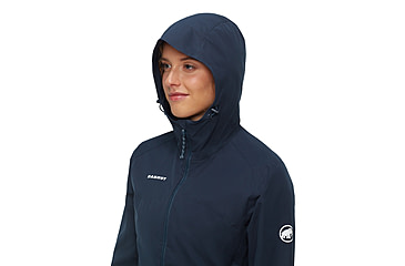 Image of Mammut GRANITE SO Hooded Jacket - Womens, Marine, XL, 1011-02481-5118-116