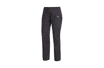 Image of Mammut Haldigrat Hardshell Pants - Womens, Black, 8, 1020-12590-0001-38-10