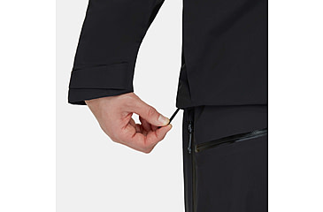 Image of Mammut Haldigrat HS Hooded Jacket - Mens, Black, Medium, 1010-30361-0001-114