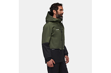 Image of Mammut Haldigrat HS Hooded Jacket - Mens, Dark Marsh, Extra Large, 1010-30361-40294-116
