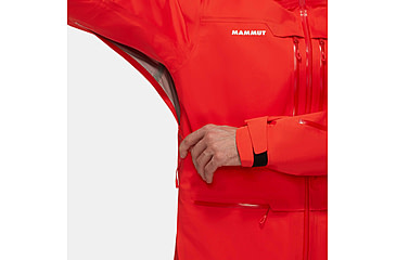Image of Mammut Haldigrat HS Hooded Jacket - Mens, Mammut Red, Extra Large, 1010-30361-3778-116