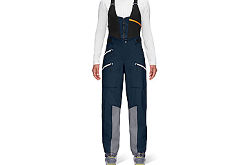 Image of Mammut La Liste Pro HS Bib Pants - Womens, Marine/White, US 6, 1020-12820-5899-36-10
