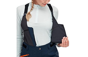 Image of Mammut La Liste Pro HS Bib Pants - Womens, Marine/White, US 6, 1020-12820-5899-36-10