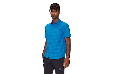 Image of Mammut Lenni Shirt - Mens, Glacier Blue-Marine, XXL, 1015-01471-50591-117