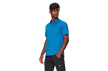 Image of Mammut Lenni Shirt - Mens, Glacier Blue-Marine, XXL, 1015-01471-50591-117