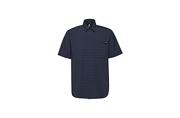 Image of Mammut Lenni Shirt - Mens, Marine-Black, M, 1015-01471-5975-114