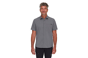 Image of Mammut Lenni Shirt - Mens, Steel-Black, S, 1015-01471-00722-113