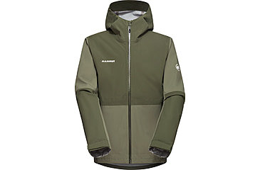 Image of Mammut Linard Guide HS Hooded Jacket - Mens, Marsh/Dark Marsh, Large, 1010-30950-40300-115
