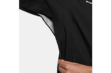 Image of Mammut Linard Guide HS Hooded Jacket - Womens, Black, Large, 1010-30970-0001-115