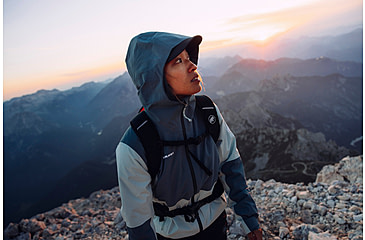 Image of Mammut Linard Guide HS Hooded Jacket - Womens, Black, Large, 1010-30970-0001-115