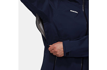 Image of Mammut Linard Guide HS Hooded Jacket - Womens, Marine, Extra Large, 1010-30970-5118-116