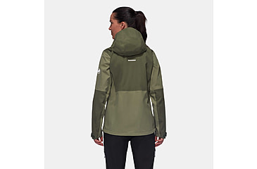 Image of Mammut Linard Guide HS Hooded Jacket - Womens, Marsh/Dark Marsh, Large, 1010-30970-40300-115