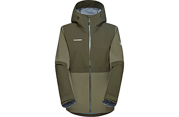 Image of Mammut Linard Guide HS Hooded Jacket - Womens, Marsh/Dark Marsh, Large, 1010-30970-40300-115