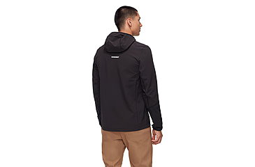 Image of Mammut Madris Light ML Half Zip Hoody - Mens, Black, XL, 1014-06050-0001-116
