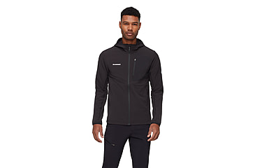 Image of Mammut Madris Light ML Hooded Jacket - Mens, Black, 3XL, 1014-03842-0001-118