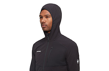 Image of Mammut Madris Light ML Hooded Jacket - Mens, Black, 3XL, 1014-03842-0001-118