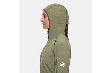 Image of Mammut Madris Light ML Hooded Jacket - Womens, Marsh, Extra Small, 1014-03852-40285-112