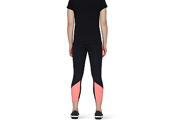 Image of Mammut Massone Tights 7/8 Pants - Womens, Black Salmon, Small, 1022-02030-00699-113
