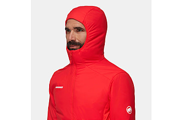 Image of Mammut Rime Light IN Flex Hooded Jacket - Mens, Mammut Red, 2XL, 1013-03150-3778-117
