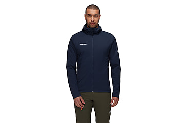 Image of Mammut Rime Light IN Flex Hooded Jacket - Mens, Marine, L, 1013-03150-5118-115