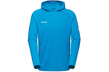 Image of Mammut Selun FL Sun Hoody - Mens, Glacier Blue, Medium, 1016-01420-50589-114