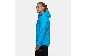 Image of Mammut Sender IN Hooded Jacket - Mens, Glacier Blue, Medium, 1013-03470-50589-114