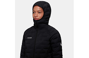 Image of Mammut Sender IN Hooded Jacket - Womens, Black, Extra Small, 1013-03480-0001-112