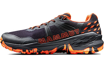 Image of Mammut Sertig II Low Hiking Shoes - Mens, Black/Vibrant Orange, US 8.5, 3030-04300-00533-1075