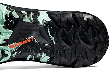 Image of Mammut Sertig TR Low Running Shoe - Mens, Black/Neo Mint, 9.5US, 3030-04940-00733-1095