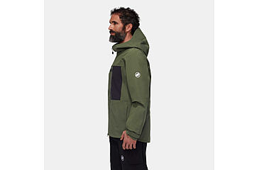 Image of Mammut Stoney HS Hooded Jacket - Mens, Dark Marsh, Small, 1010-31010-40294-113