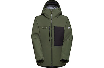 Image of Mammut Stoney HS Hooded Jacket - Mens, Dark Marsh, Small, 1010-31010-40294-113