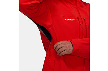Image of Mammut Stoney HS Hooded Jacket - Mens, Mammut Red, Small, 1010-31010-3778-113