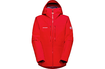 Image of Mammut Stoney HS Hooded Jacket - Mens, Mammut Red, Small, 1010-31010-3778-113