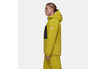 Image of Mammut Stoney HS Thermo Hooded Jacket - Mens, Aura/Black, Medium, 1010-31060-40288-114