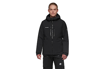 Image of Mammut Stoney HS Thermo Hooded Jacket - Mens, Black, Medium, 1010-31060-0001-114