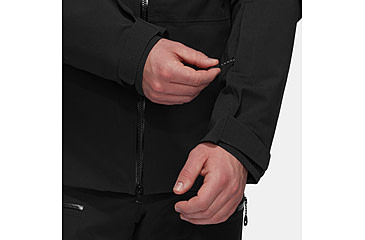 Image of Mammut Stoney HS Thermo Hooded Jacket - Mens, Black, Medium, 1010-31060-0001-114