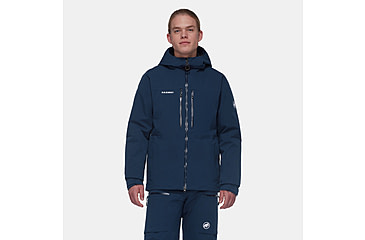 Image of Mammut Stoney HS Thermo Hooded Jacket - Mens, Marine, Large, 1010-31060-5118-115