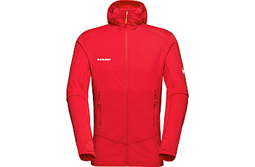 Image of Mammut Taiss Light ML Hooded Jacket - Mens, Mammut Red, Extra Large, 1014-04530-3778-116