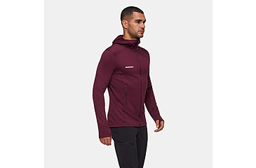 Image of Mammut Taiss Light ML Hooded Jacket - Men's, Vin, Extra Large, 1014-04530-3800-116