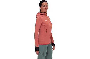 Image of Mammut Taiss Light ML Hooded Jacket - Womens, Brick/Black, Small, 1014-04540-3007-113